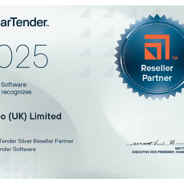 BarTender Reseller Certificate Silver