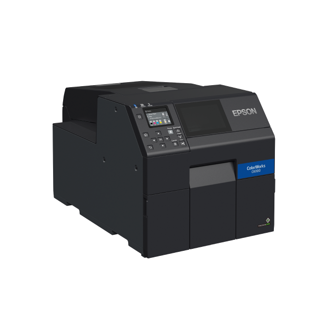 Enhance your labelling with the Epson ColorWorks C6000 series label printers. Enjoy unmatched media flexibility, high-quality prints, user-friendly operation, and seamless integration. Ideal for a variety of industries, including food & beverage, horticulture, logistics, and more.