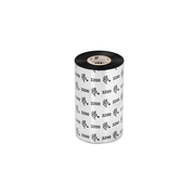 A roll of black adhesive tape with a white backing, printed repeatedly with the text '3200' and a small leaf logo, shown on a plain white background.