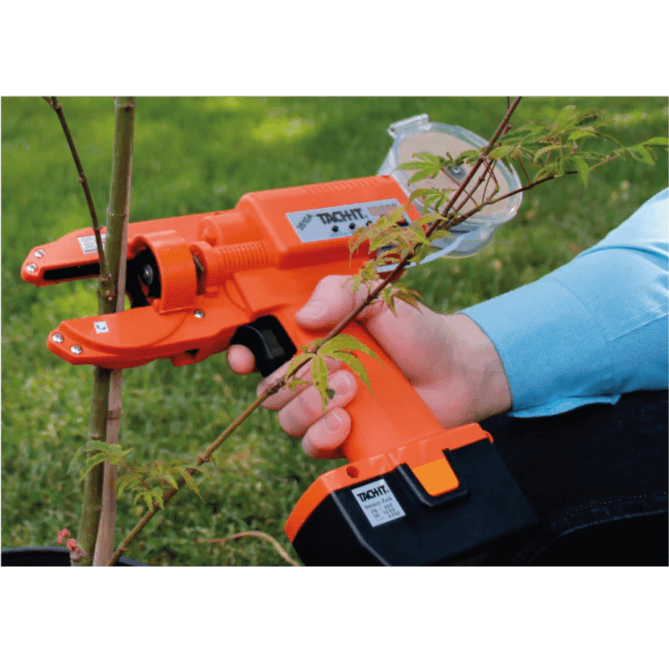 The Tach-It 3510A hand-held twist tie machine is lightweight, portable and ideal for agriculture, floristry, packaging, and more. Ties items up to 35mm diameter, reduces strain injuries, and offers all-day productivity with easy operation and tool-free ribbon changes.