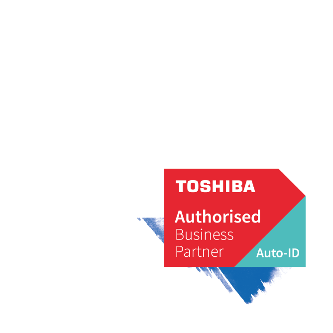 Toshiba authorised business partner logo on a white background