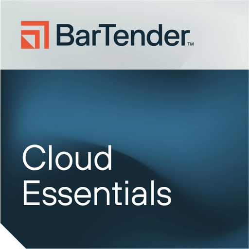 BarTender Cloud Essentials logo on a gradient background