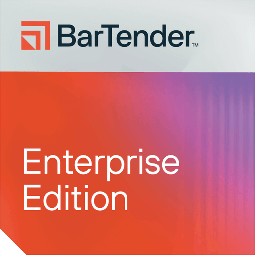 BarTender Enterprise Edition logo on a gradient background