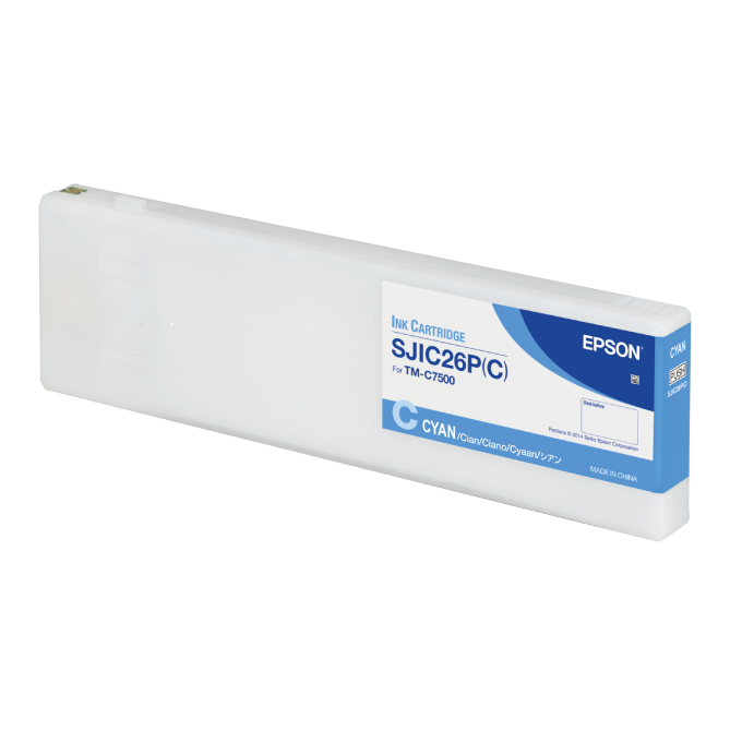 C33S020619 - Epson ColorWorks C7500 Cyan Ink Cartridge