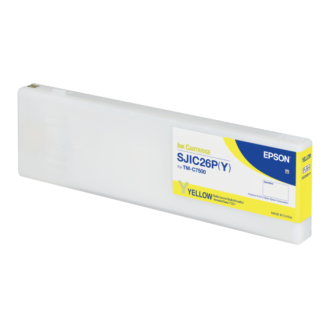 C33S020621 - Epson ColorWorks C7500 Yellow Ink Cartridge