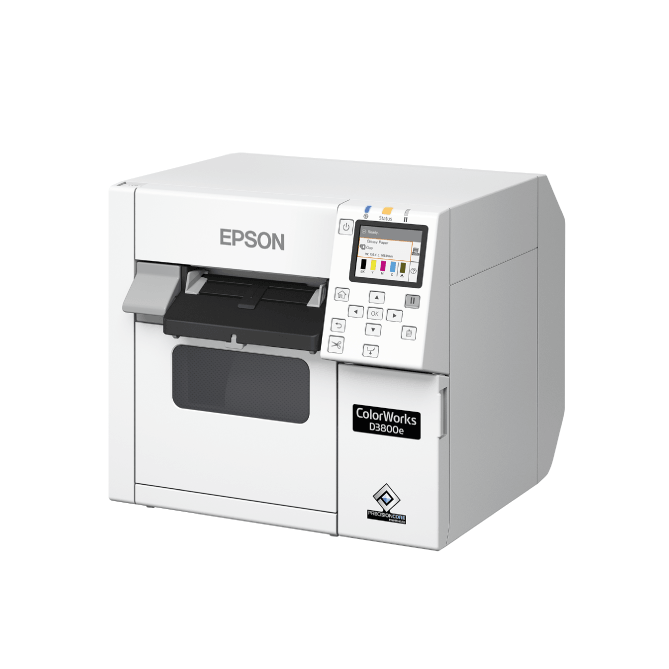 Epson printer on a white background