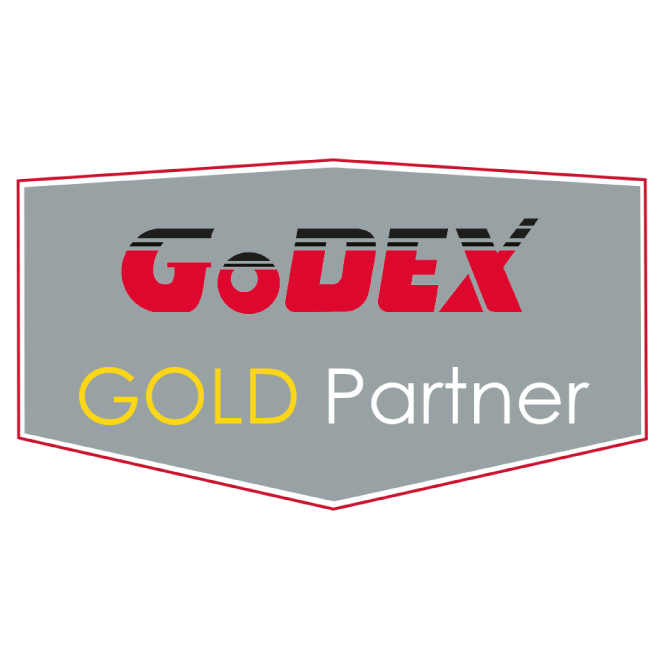 Godex Gold Partner logo on a gray background