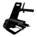 Black metal tool or device on a white background