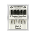 Pack of 5 tagger needles with 'Special Needles Swiss Made' branding on a white background.