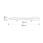 Toska Bano'k N‑L Spare Needles – Dimensions