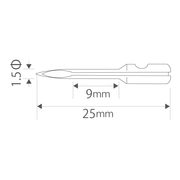 Toska Bano'k N-X Spare Needles – Dimensions