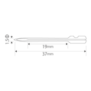 Toska Bano'k N‑XL Spare Needles – Fine Long Needles Dimensions