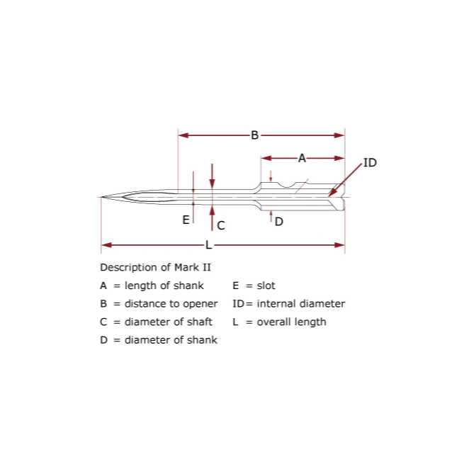 Needle Spec Diagram