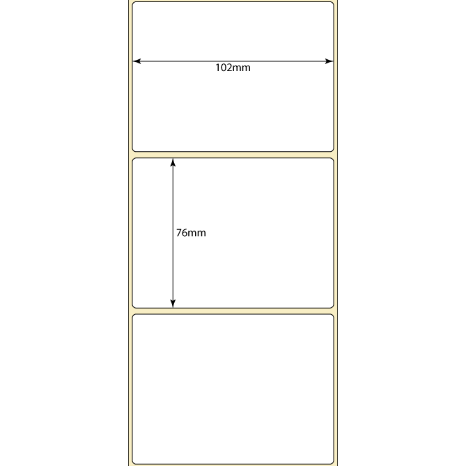 Dimensions of a rectangular object with measurements in millimeters.