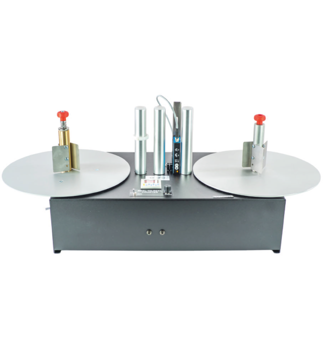 The Reel-to-Reel Counting System is a self-contained table top device equipped with a pre-set counter. The RRC-330-U-STANDARD is designed to accommodate rolls with a maximum size of 330mm. 