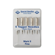 Fine plastic shank Mk II tagging needle with cutting edge.
