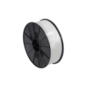 Discover our standard 4mm x 750m twist tie ribbon, made with a plastic coating and single metal core. Compatible with most twist-tie machines, it's reusable, leaves no adhesive residue, and ensures secure, damage-free bag sealing—perfect for retail, or industrial use.