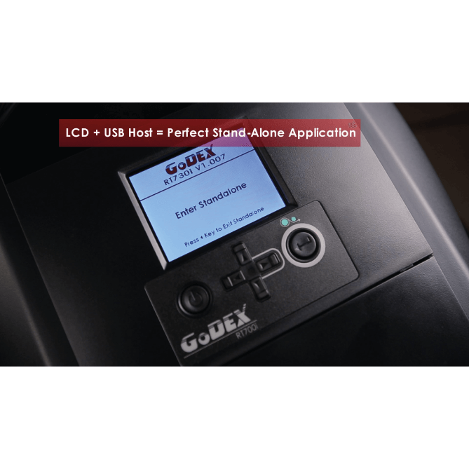 Discover the RT700i Barcode Label Printer – perfect for demanding retail and industrial applications. Featuring a modern clam-shell design, intuitive colour TFT LCD, versatile connectivity, rod-less label roll holder, and free GoLabel software, it ensures efficient, reliable, and powerful label printing.