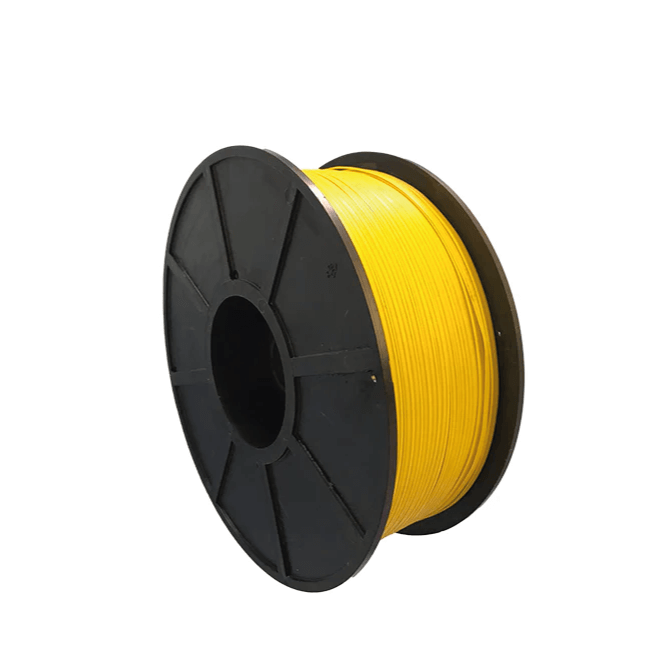 Durable 6mm x 500m plastic coated twist tie ribbon with dual metal cores. Compatible with most twist-tie machines. Reusable and adhesive-free, making it ideal for resealable packaging without damaging bags.