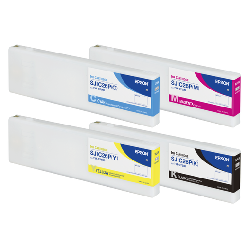 Epson ColorWorks C7500 Ink Cartridges CMYK