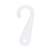 J-style swing hooks are specialised fasteners designed primarily for hanging or displaying retail items such as socks, gloves, headwear, soft toys, and lightweight accessories. Their “J” shaped hook allows for easy attachment to pegs, wire racks, or display rails without the need for additional hardware.