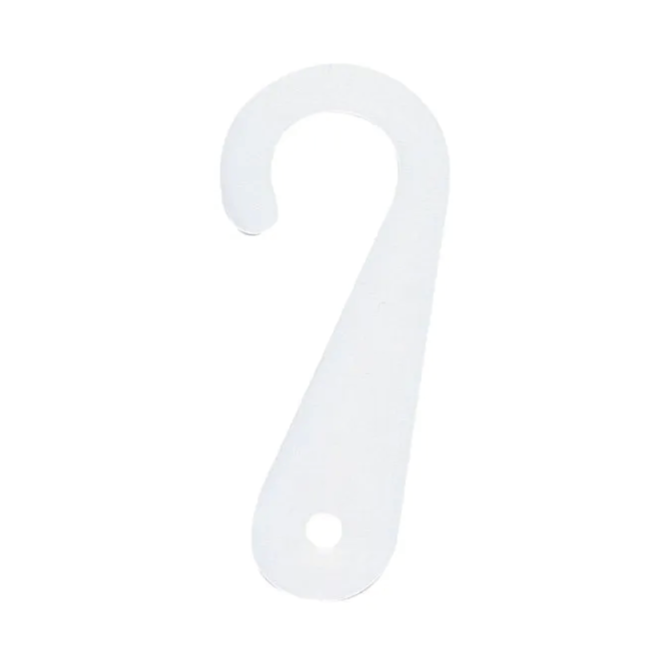 J-style swing hooks are specialised fasteners designed primarily for hanging or displaying retail items such as socks, gloves, headwear, soft toys, and lightweight accessories. Their “J” shaped hook allows for easy attachment to pegs, wire racks, or display rails without the need for additional hardware.