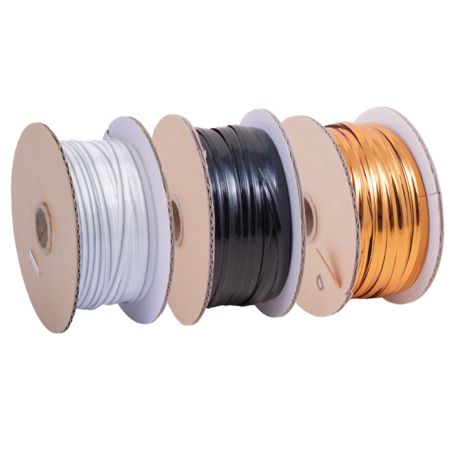 4mm x 70m roll of plastic coated tie with one metal core. The ribbon can be used in conjunction with the popular 3510 & 3510A hand held twist tie machines.
