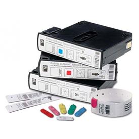 Z-Band Fun DT Wristband Cartridge Kit (for HC100 printers) / Purple / 25mm x 254mm / 350 p/c [Kit of 6 Cartridges]