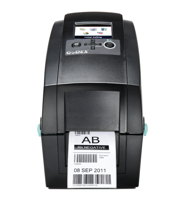 The GoDEX RT200i & RT230i barcode printers are packed with performance enhancing features that make them the most powerful 2" thermal transfer printers.