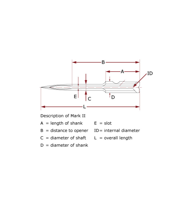 Regular Long Mk I Tagging Needle (RL/5)