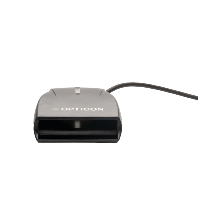 The OPL-6845S is a powerful laser scanner with a speed of 100 scans per second. With an ergonomically sleek design, this barcode reader is made to hold comfortably in your hand while scanning.