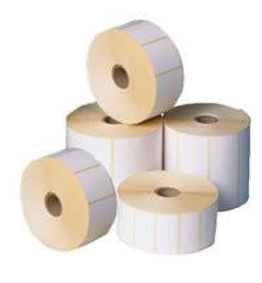 102mm x 127mm Direct Thermal paper, permanent adhesive. Perforated between each label. Supplied outside wound on coils of 1,200 on 76mm ID cores. 6 Rolls per box (7,200 labels per box).
