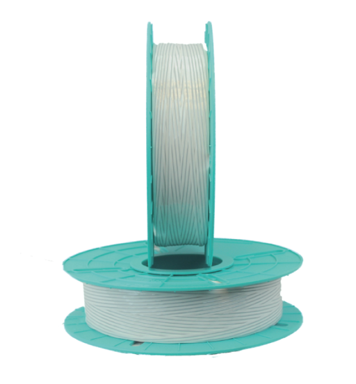This is the first non-metallic twist tie ribbon available in the world. Developed specifically with the pharmaceutical & food industries. This plastic twist tie is temperature resistant & will fit all available twist tie machines. The special material used to manufacture the Polycore ribbon will allow products to be microwaved and/or sterilised without any danger of contamination or electrical interference.  